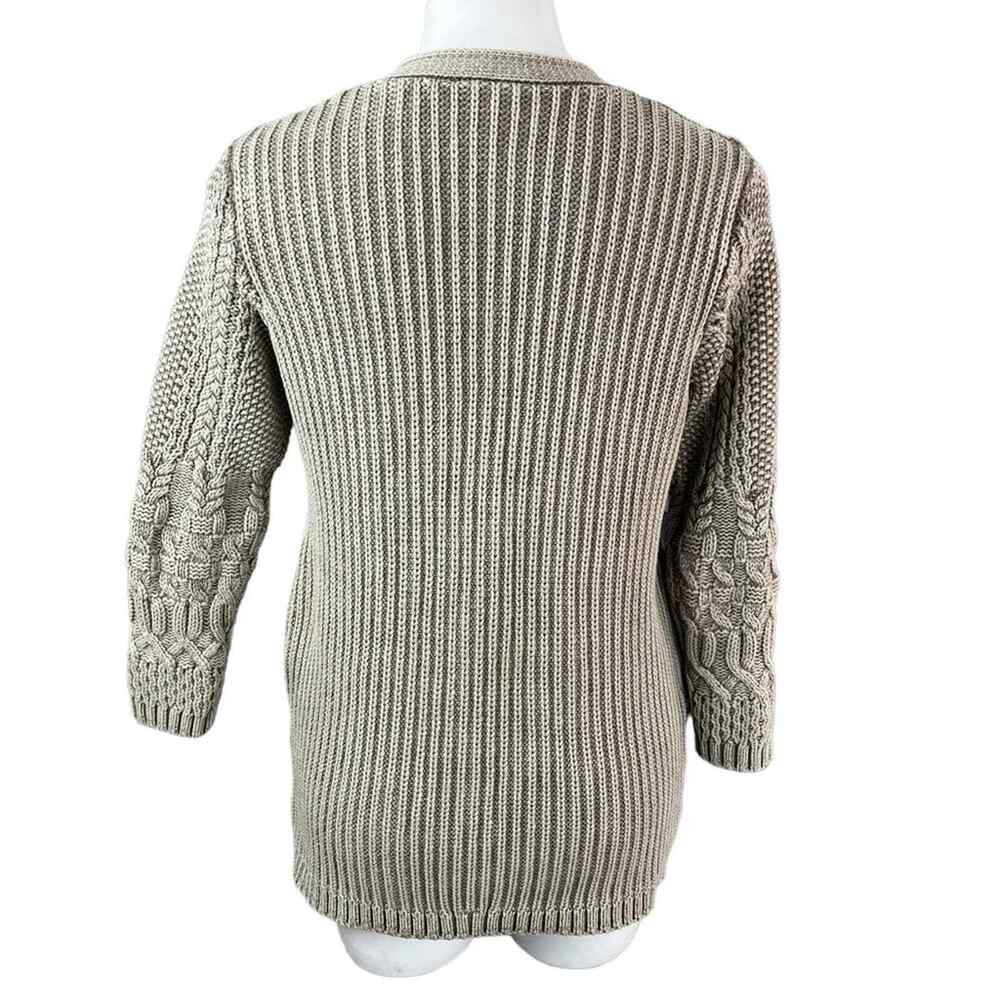 Coldwater Creek Vintage wash mixed pattern cardigan Small Petite - Picture 2 of 11